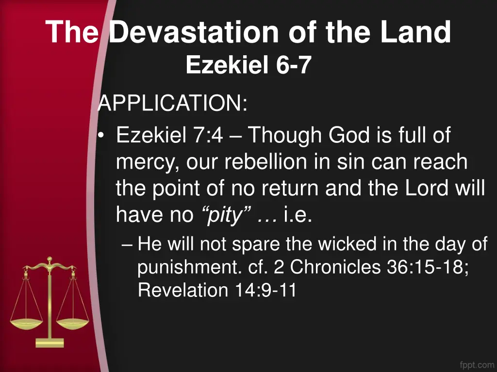 the devastation of the land ezekiel 2