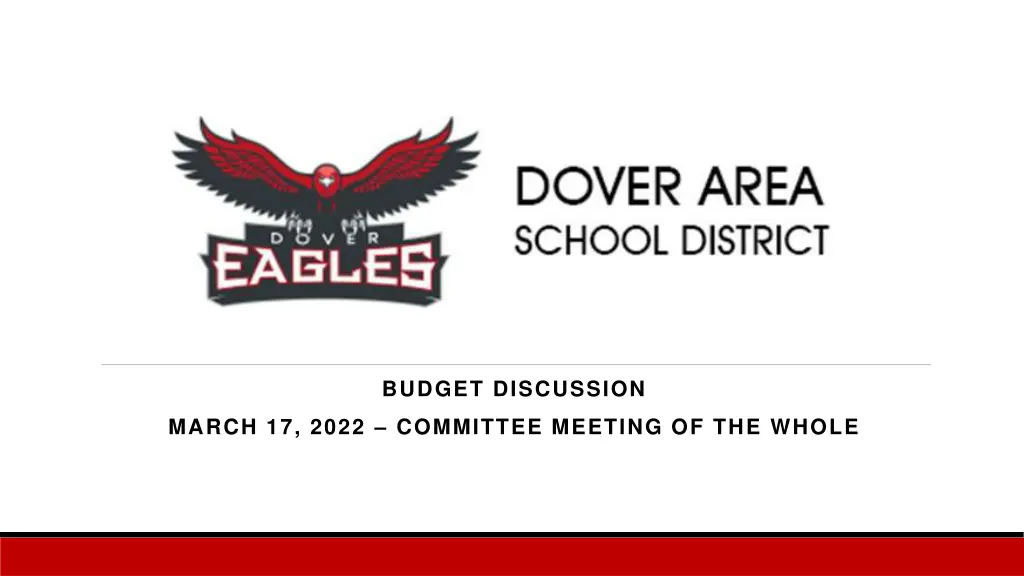 budget discussion