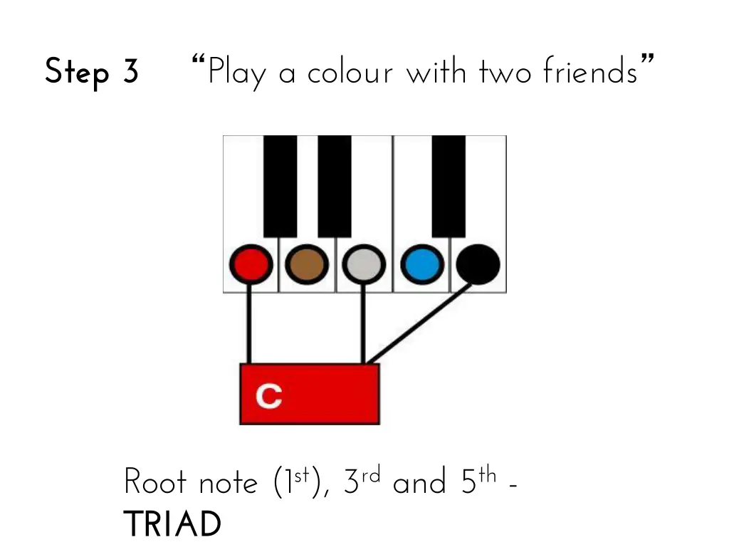 step 3 play a colour with two friends