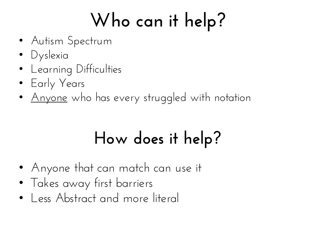 who can it help