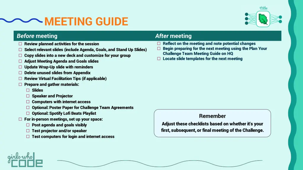 meeting guide