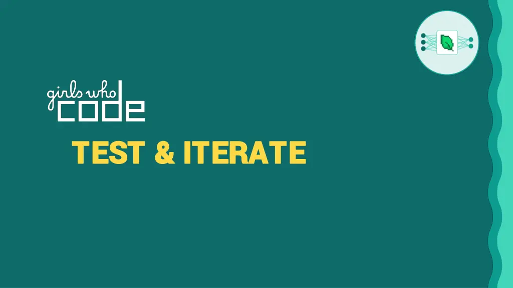 test iterate test iterate