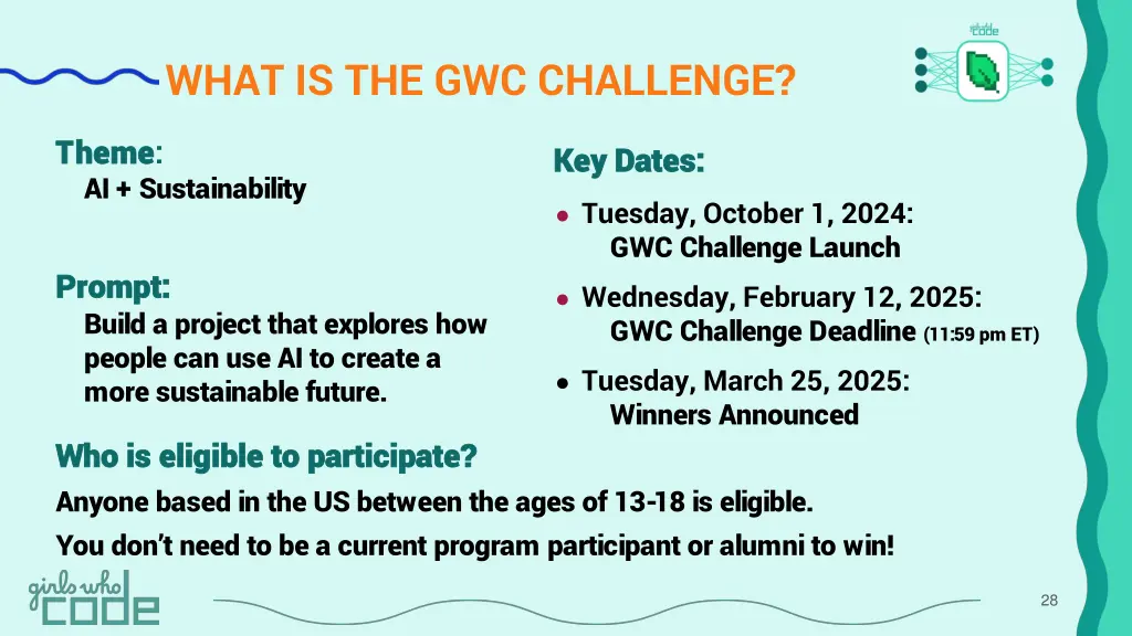 what is the gwc challenge