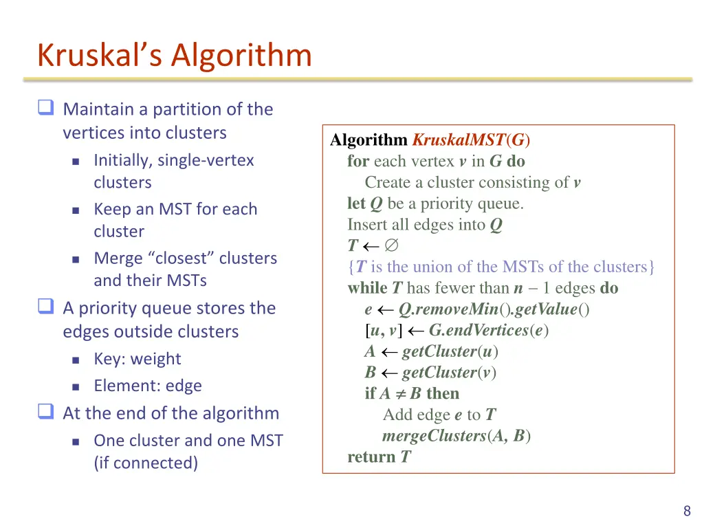 kruskal s algorithm 1