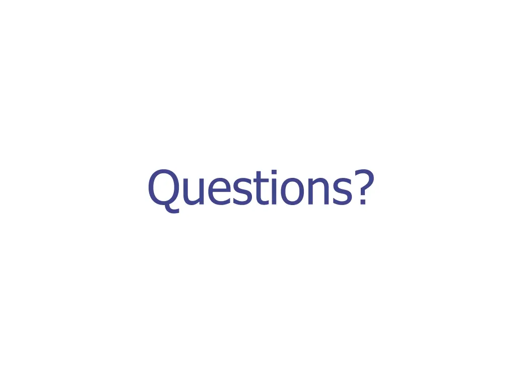 questions