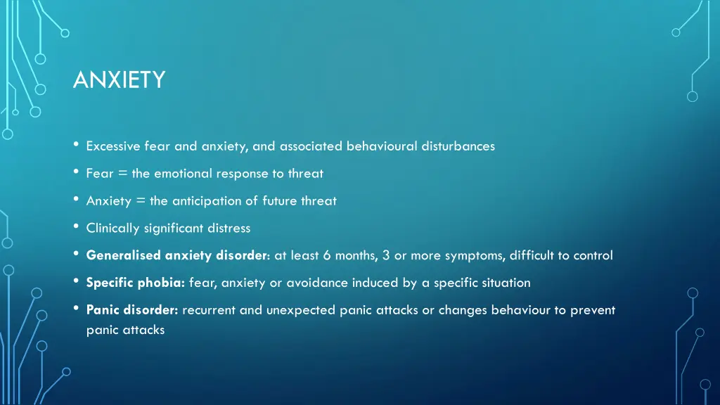 anxiety