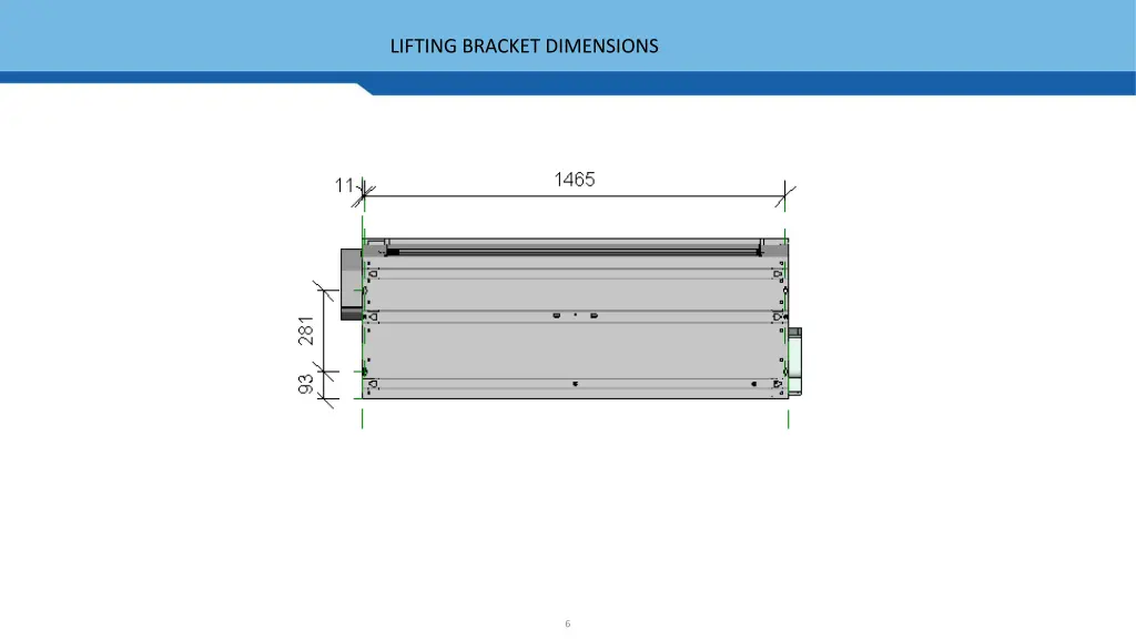 lifting bracket dimensions