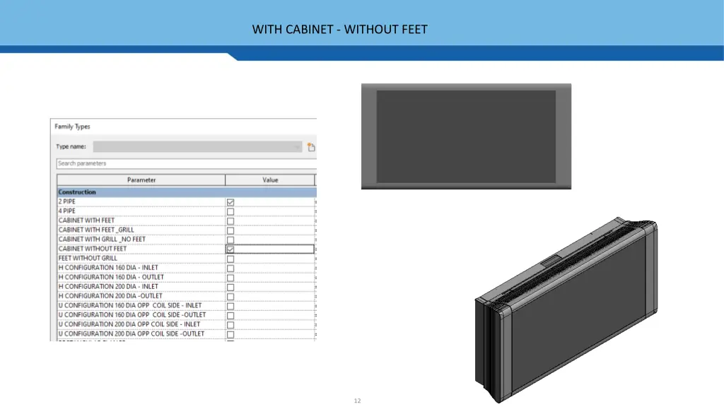 with cabinet without feet
