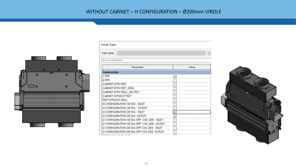 without cabinet h configuration 200mm virole