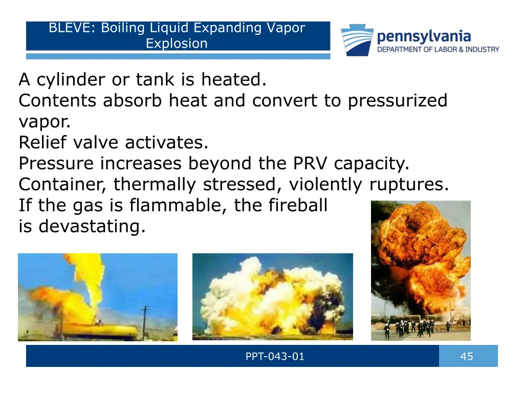 bleve boiling liquid expanding vapor explosion