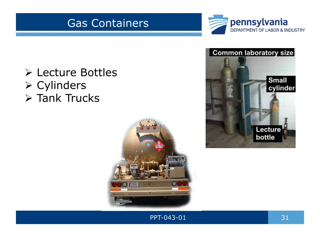 gas containers