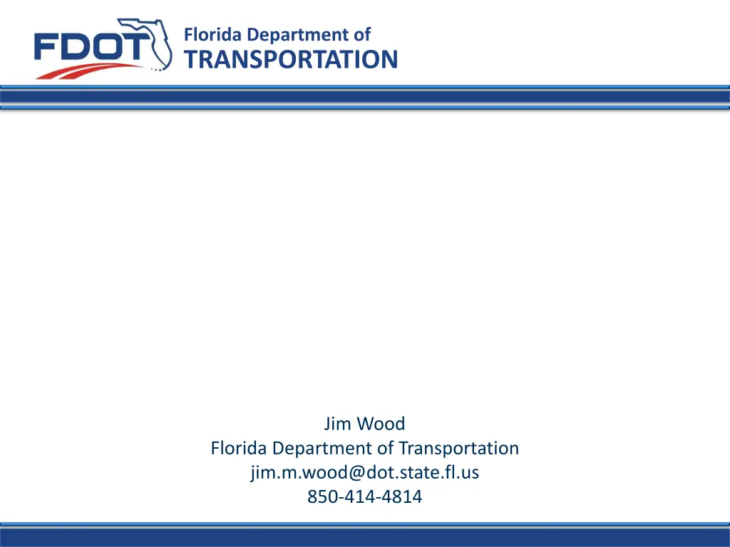 florida department of transportation 1
