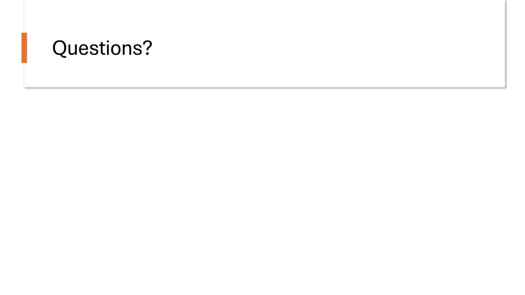 questions
