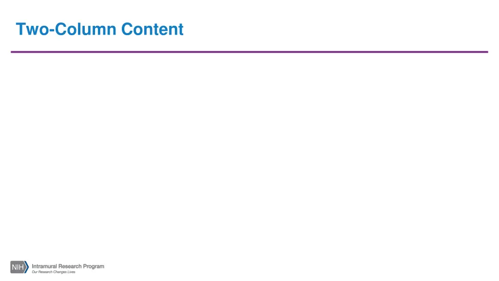 two column content