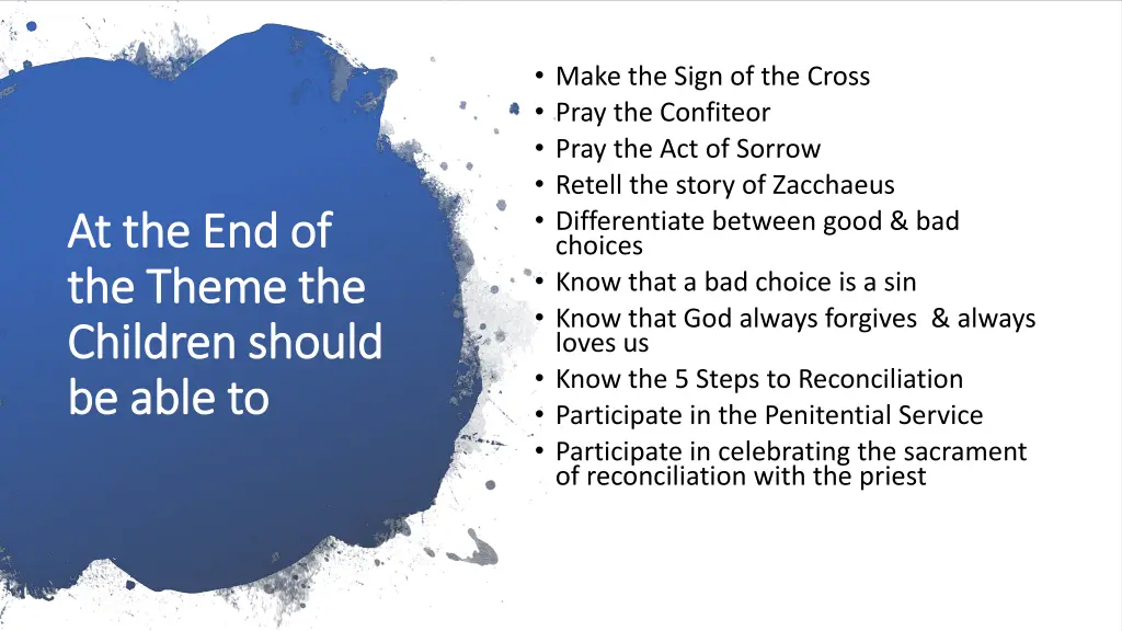 make the sign of the cross pray the confiteor
