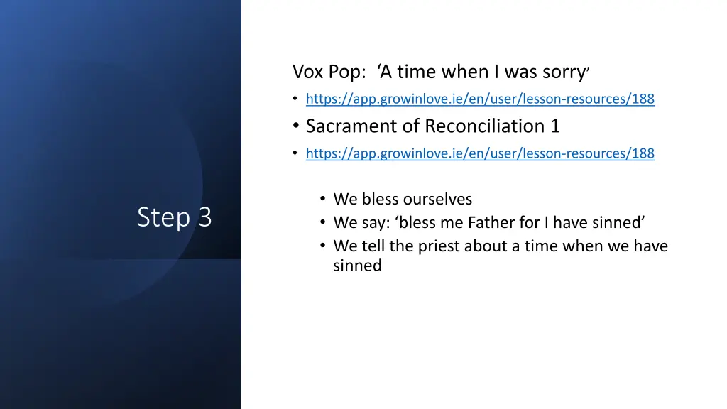 vox pop a time when i was sorry https