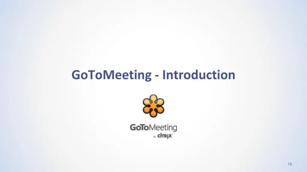 gotomeeting introduction