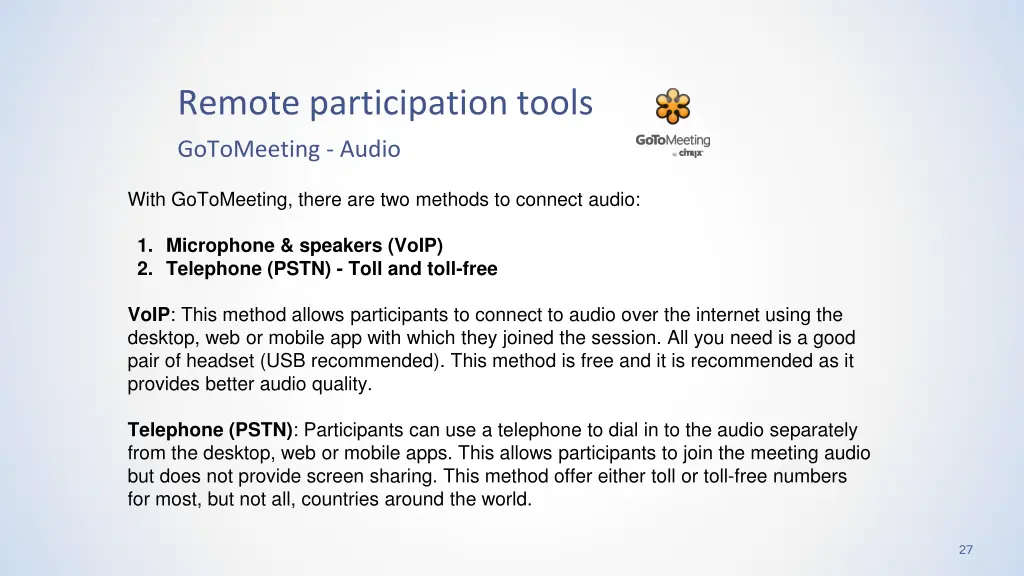 remote participation tools 14