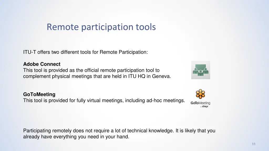 remote participation tools