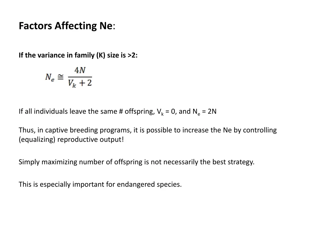 factors affecting ne 1