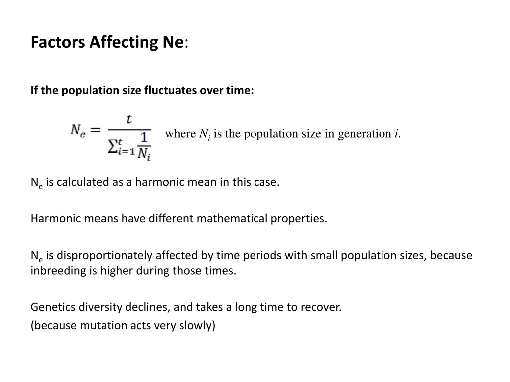 factors affecting ne 2