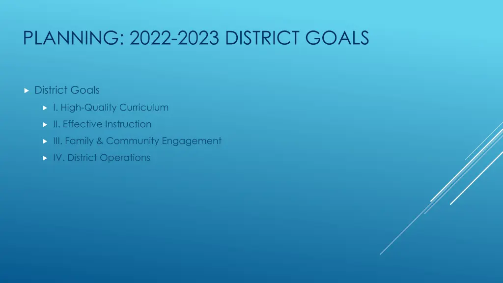 planning 2022 2023 district goals