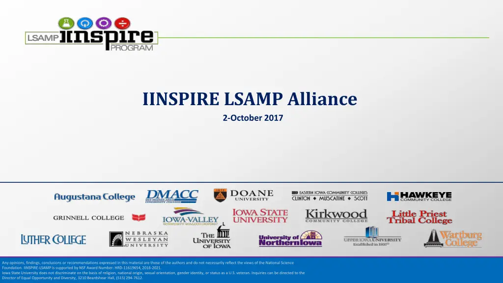 iinspire lsamp alliance 2 october 2017