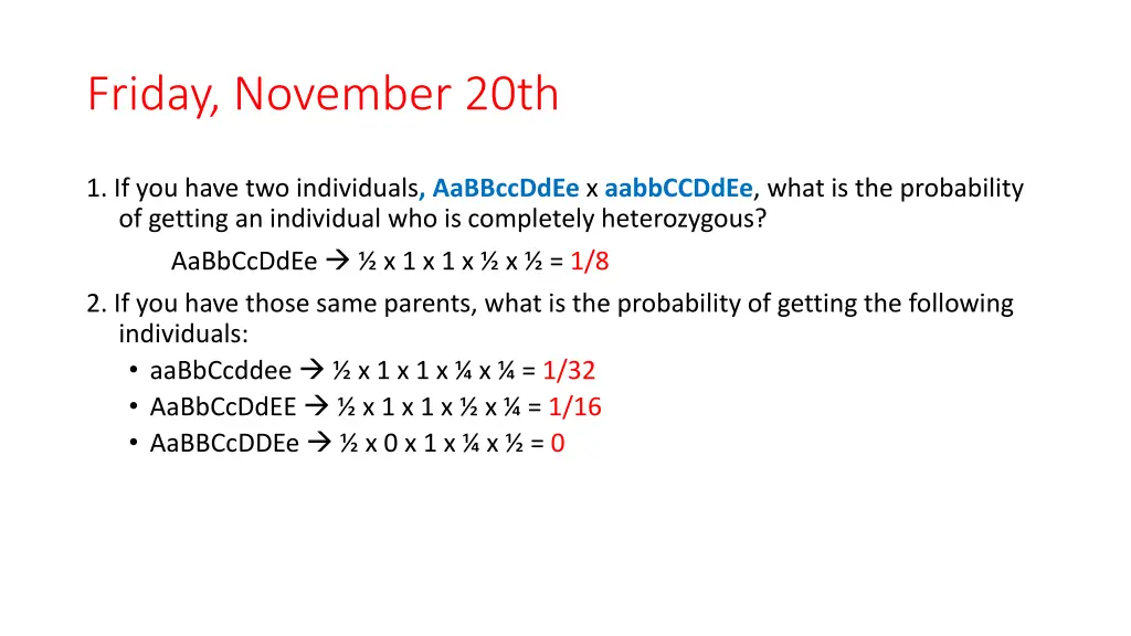friday november 20th