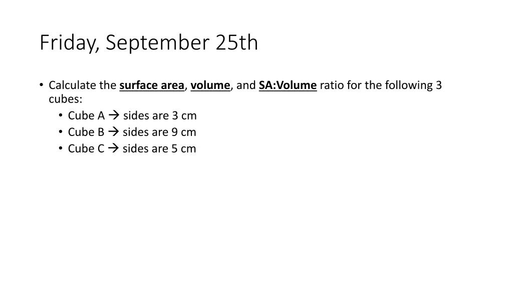 friday september 25th