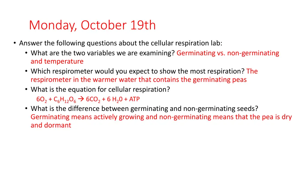 monday october 19th 1
