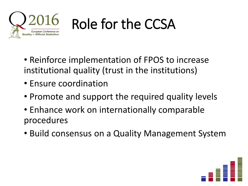role for the ccsa role for the ccsa