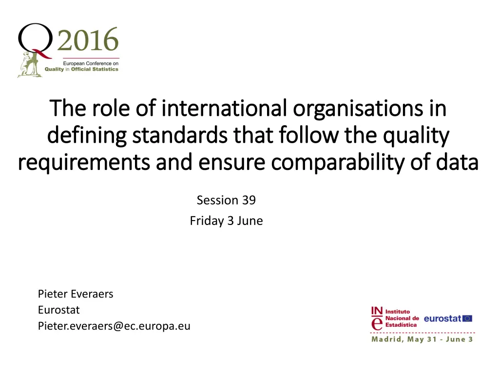 the role of international the role