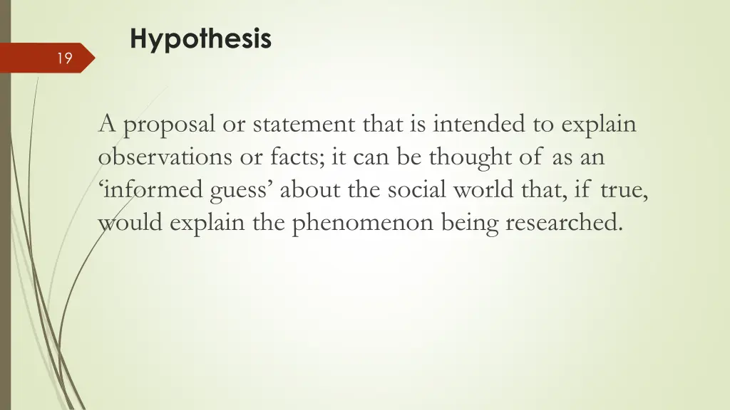 hypothesis