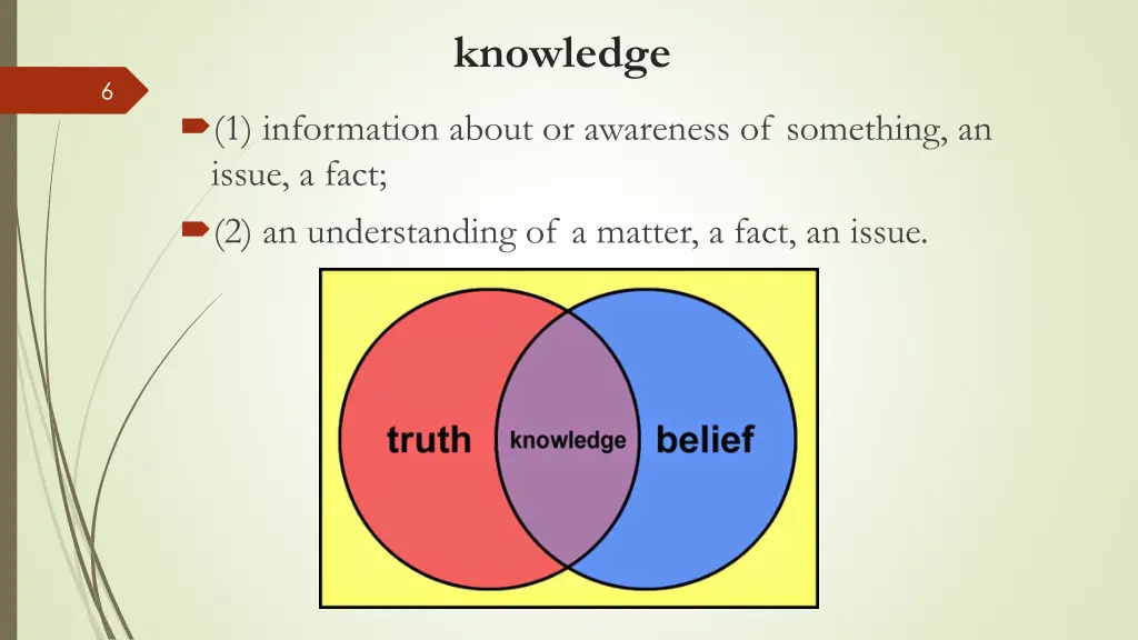 knowledge