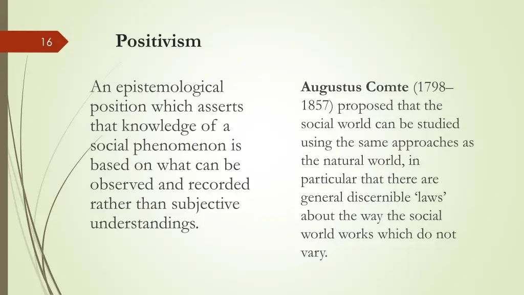positivism