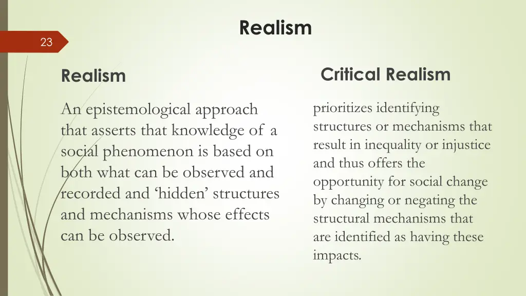 realism 1