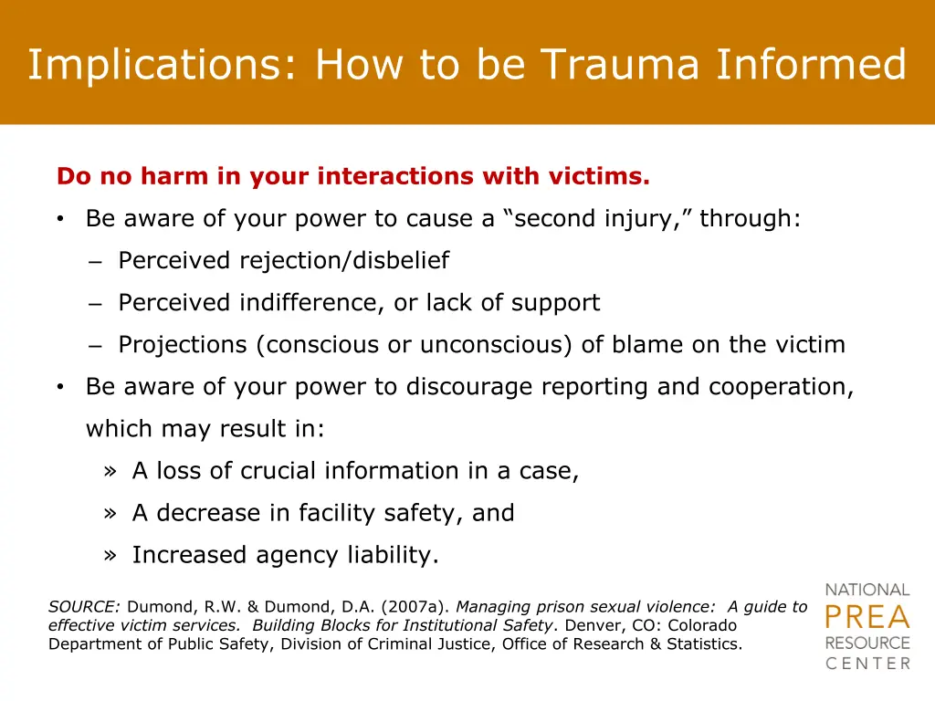 implications how to be trauma informed 1