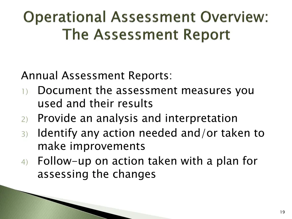 annual assessment reports 1 document