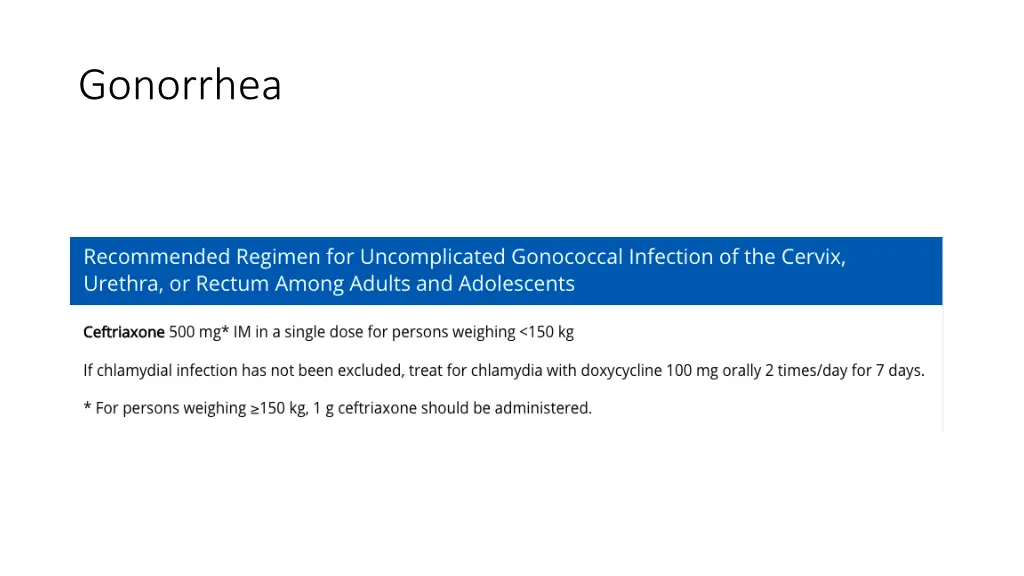 gonorrhea
