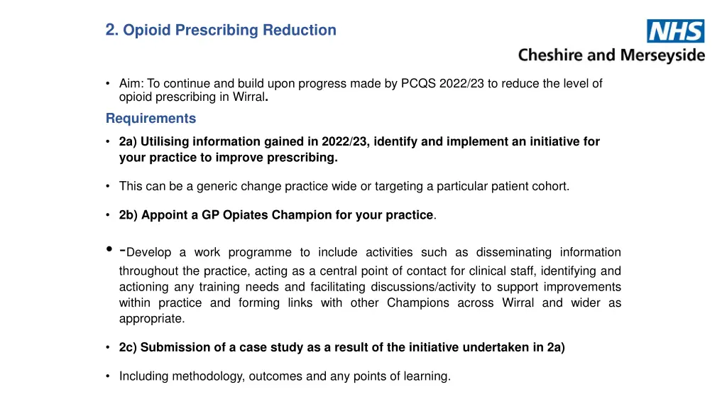 2 opioid prescribing reduction
