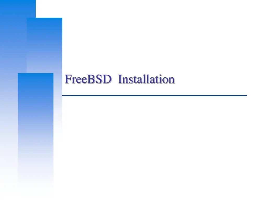 freebsd installation