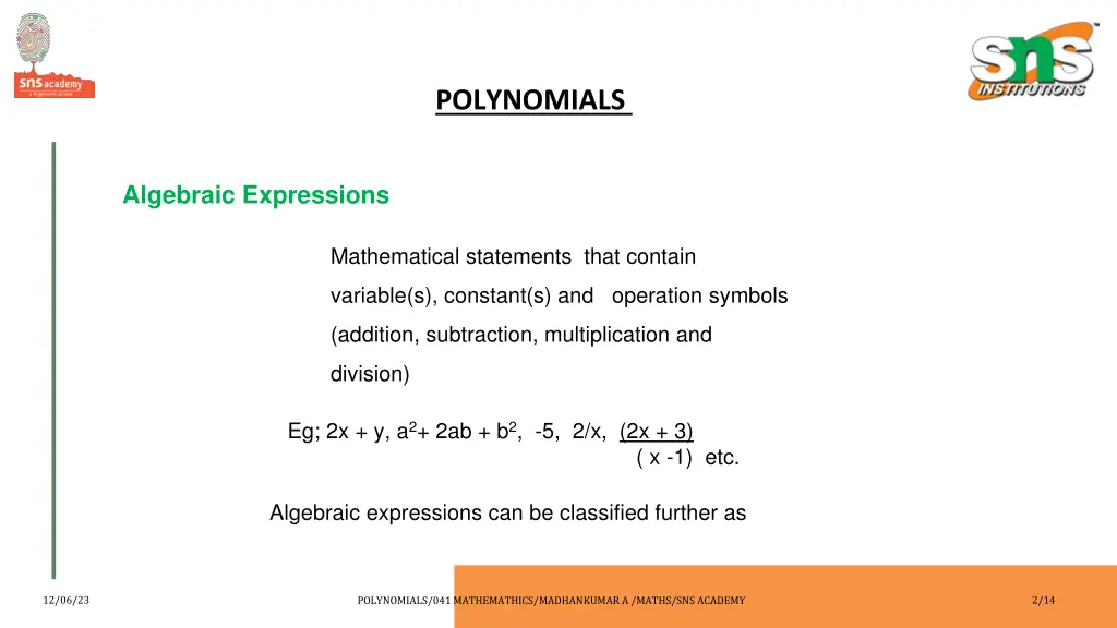 polynomials
