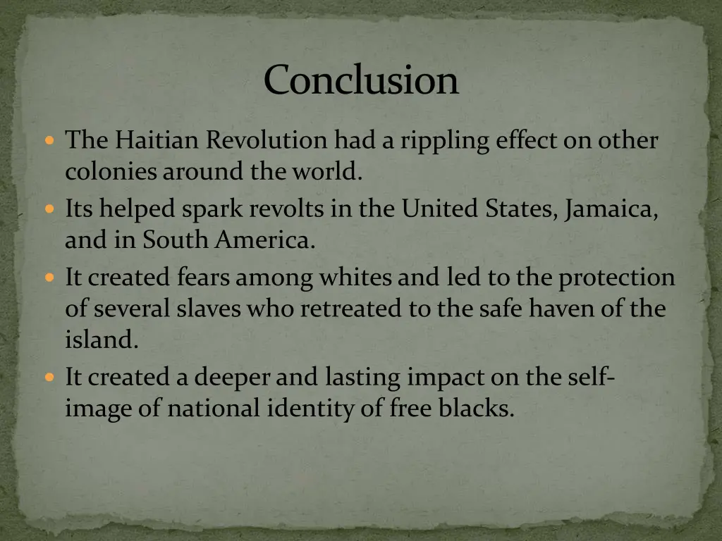 conclusion