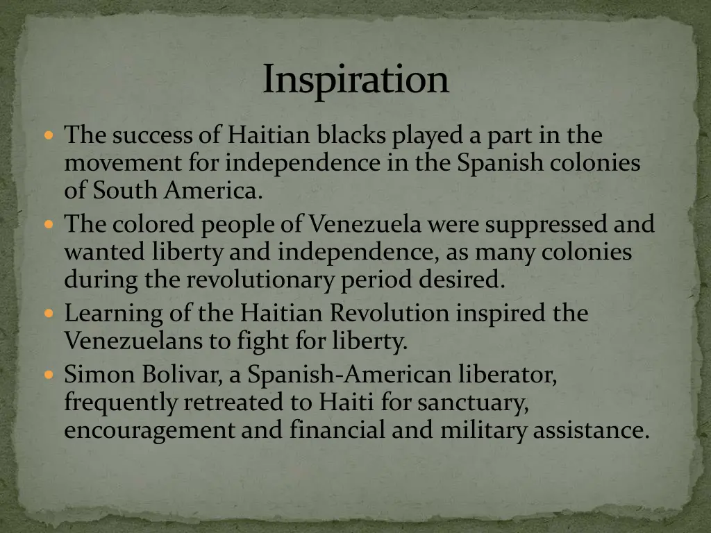 inspiration