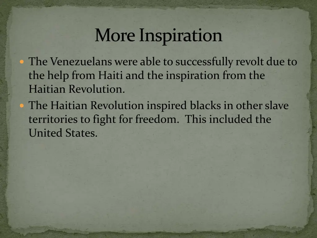 more inspiration