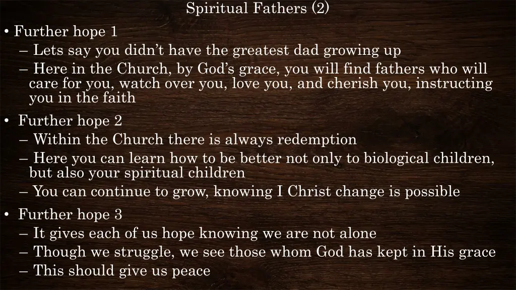 spiritual fathers 2