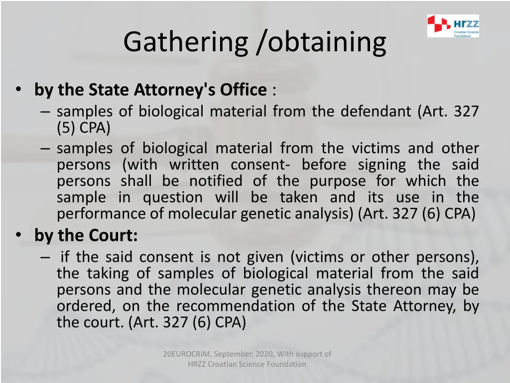 gathering obtaining 3