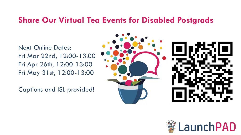 share our virtual tea events for disabled