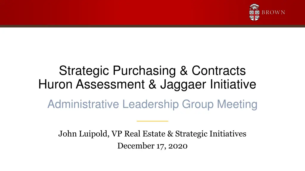 strategic purchasing contracts huron assessment