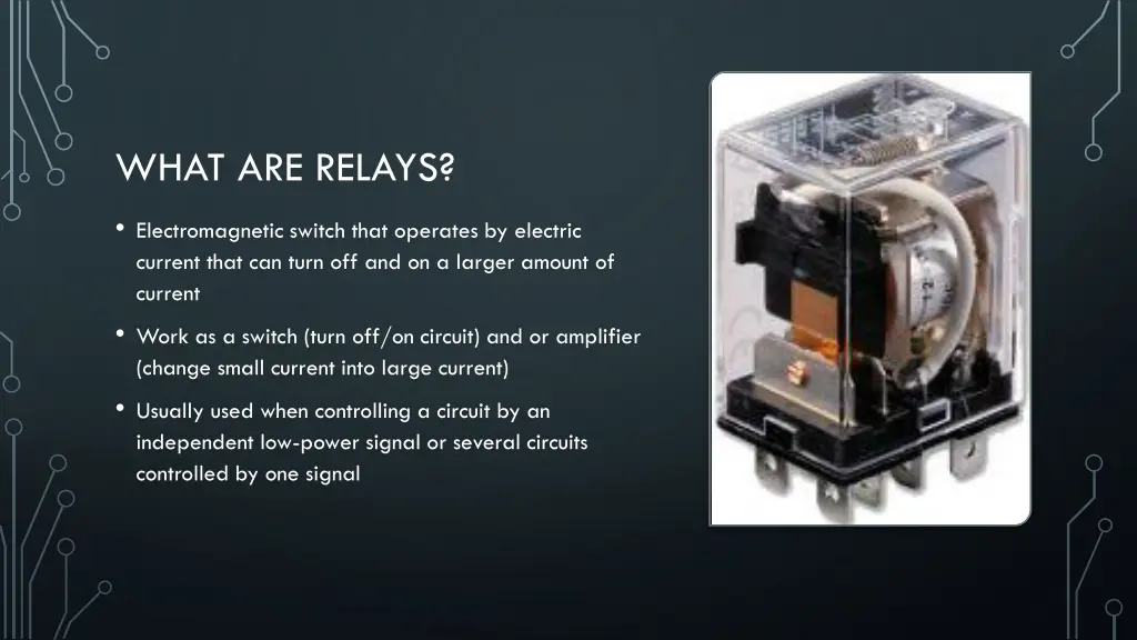 what are relays